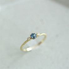 Load image into Gallery viewer, Charm Plated Gold Crystal Rings