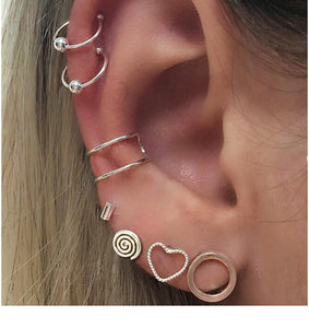 Vintage alloy Stud Earring Set