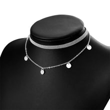 Load image into Gallery viewer, 2 Layer Star Moon Choker