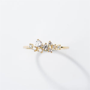 Dainty Zircon Stone Ring