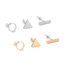 Load image into Gallery viewer, Triangl Geometric Shaped earring set