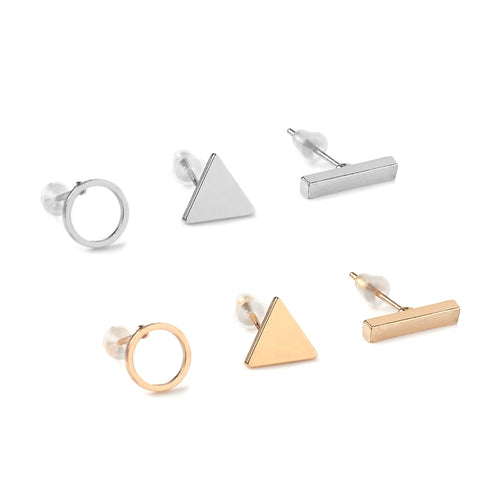 Triangl Geometric Shaped earring set