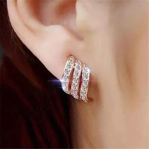 Crystal ear clip