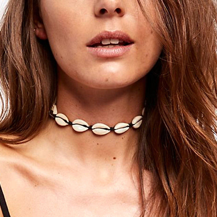 Natural Seashell Choker