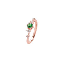 Load image into Gallery viewer, Green/Whiten/Pink Copper Rings