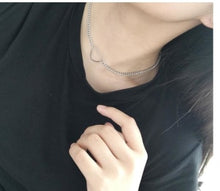 Load image into Gallery viewer, Silver Love Necklace