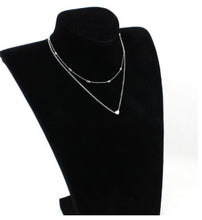Load image into Gallery viewer, Silver Love Necklace