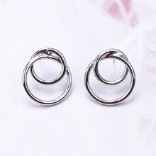 Load image into Gallery viewer, Big Circle Round Drop Earrings