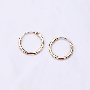 Big Circle Round Drop Earrings