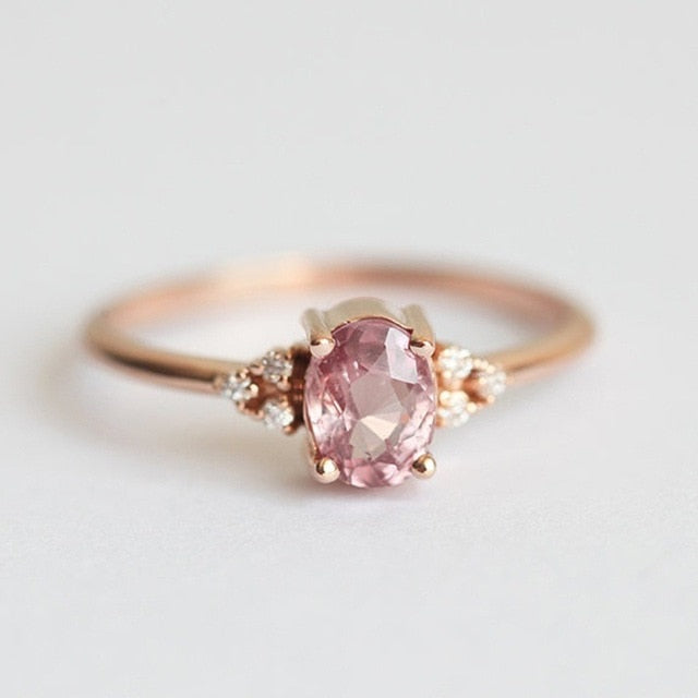 Dainty  Crystal Ring