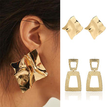 Load image into Gallery viewer, Big Geometric  Earrings