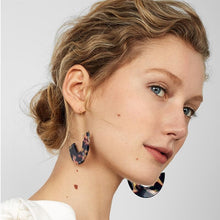 Load image into Gallery viewer, Multi-Color Big Hook Acrylic Earrings