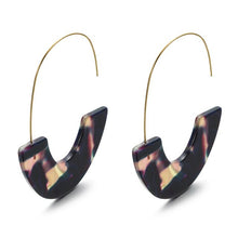 Load image into Gallery viewer, Multi-Color Big Hook Acrylic Earrings