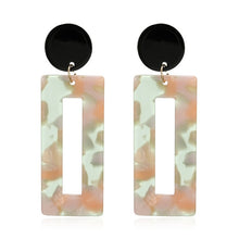 Load image into Gallery viewer, Multi-Color Big Hook Acrylic Earrings