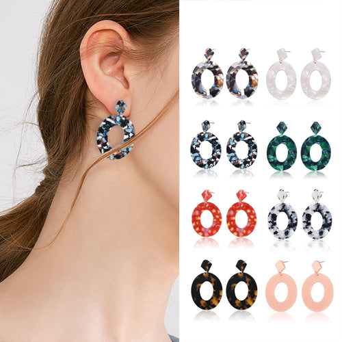 Oval  Earrings