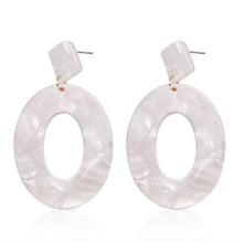 Load image into Gallery viewer, Oval  Earrings