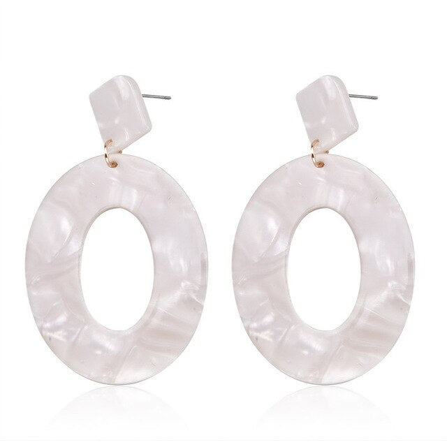 Oval  Earrings