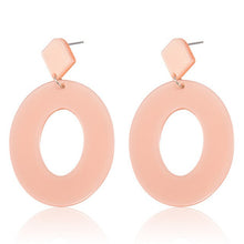 Load image into Gallery viewer, Oval  Earrings