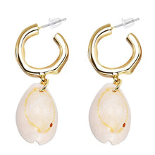 Load image into Gallery viewer, Shell Pendant Earrings