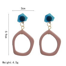 Load image into Gallery viewer, Geometric Acrylic Earrings